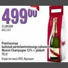 Alkohol - Prantsusmaa kaitstud päritolunimetusega vahuvein Mumm Champange