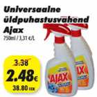 Allahindlus - Universaalne üldpuhastusvahend Ajax