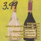 Prantsusmaa kaitstud geograafilise tähisega vein J.P.Chenet, 0,75 l .White Medium Sweet, 11,5% .Cabernet-Syrah 13%