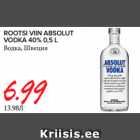 Allahindlus - ROOTSI VIIN ABSOLUT
VODKA