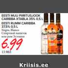 EESTI MUU PIIRITUSJOOK
CARIBBA XTABLA
EESTI RUMM CARIBBA 