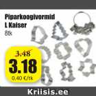 Piparkoogivormid L Kaised 8 tk