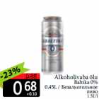 Alkohol - Alkoholivaba õlu
Baltika 