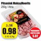 Allahindlus - Pitsasink Maks&Moorits
