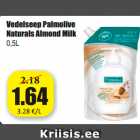 Allahindlus - Vedelseep Palmolive
Naturals Almond Milk
0,5L