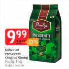 Kohvioad Presidenti Original Strong