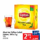 Must tee Yellow Label, Lipton