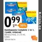 Hambapasta Complete 2 in 1, 2-pakk, erinevad