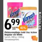 PLEKIEEMALDAJA GOLD OXY ACTION REGULAR VÕI WHITE