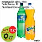 Allahindlus - Karastusjook Sprite, 2l või Fanta Orange, 2l