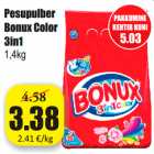 Allahindlus - Pesupulber
Bonux Color
3in1
1,4kg