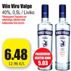 Alkohol - Viin Viru Valge