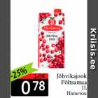 Jõhvikajook
Põltsamaa
1L
