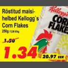 Allahindlus - Röstitud maisihelbed Kelloggs Corn Flakes