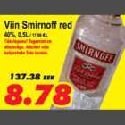 Allahindlus - Viin Smirnoff red