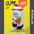 Vilvi
maasika joogijogurt, 750 g