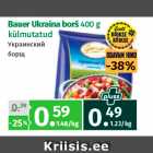 Allahindlus - Bauer Ukraina borš 400 g