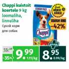 Chappi kuivtoit
koertele 9 kg