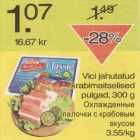 Магазин:Säästumarket,Скидка:Охлаждённые палочки с крабовым вкусом