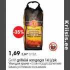Grillit grillsüsi sangaga 14 L/pk
