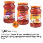 Uncle Bens Sweet & Sour rohelise ja punase
pipraga, Spicy pipraga või ananassiga 400 g