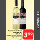 Argentiina vein Santa
Ana Caracter,
13%, 75 cl
