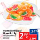 Allahindlus - Marmelaadilõigud Eksootik, 1 kg