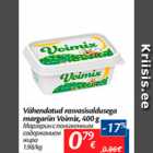 Vähendatud rasvasisaldusega margariin, 400 g