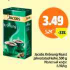 Allahindlus - Jacobs Krönung Roast jahvatatud kohv, 500 g