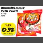 Kummikommid Tutti Frutti Fazer