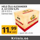 Allahindlus - HELE ÕLU ALEXANDER
A. LE COQ 