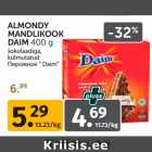 Allahindlus - ALMONDY
MANDLIKOOK
DAIM 400 g