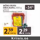 WÕRO PEIPSI
SIBULAGRILL 900 g