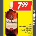 Allahindlus - Viski Ballantine´s Finest blended Scotch Whiskey  40%, 50 cl

