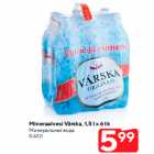 Allahindlus - Mineraalvesi Värska, 1,5 l x 6 tk
