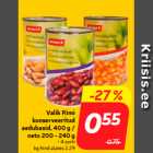 Allahindlus - Valik Rimi
konserveeritud
aedubasid, 400 g /
neto 200 - 240 g