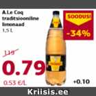 A.Le Coq traditsiooniline limonaad 1,5 L
