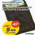 Vannitoakomplekt Mirabella,2 eset