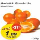 Allahindlus - Mandariinid Minneola