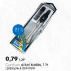Sirkel karbis, 1 tk