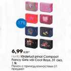 Herlitz täidetud pinal Compact Fanсу Girls või Cool Boys, 31 osa,1tk