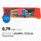 Plasliliin, 10 tk/pk