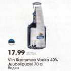 Allahindlus - Viin Saaremaa Vodka 40% Juubelipudel 70 cl 