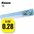 Allahindlus - Kamm
1tk