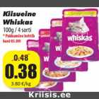 Allahindlus - Kiisueine
Whiskas
100g / 4 sorti