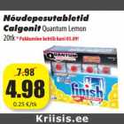 Nõudepesutabletid
CalgonitQuantum Lemon
20tk