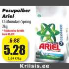 Allahindlus - Pesupulber
Ariel
LS Mountain Spring
2kg