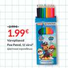 Värvipliiatsid Paw Patrol
