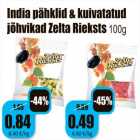 Allahindlus - India pähklid & kuivatatud
jõhvikad Zelta Rieksts 100g