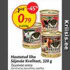 Hautatud liha Sõjaväs Kvaliteet, 320 g